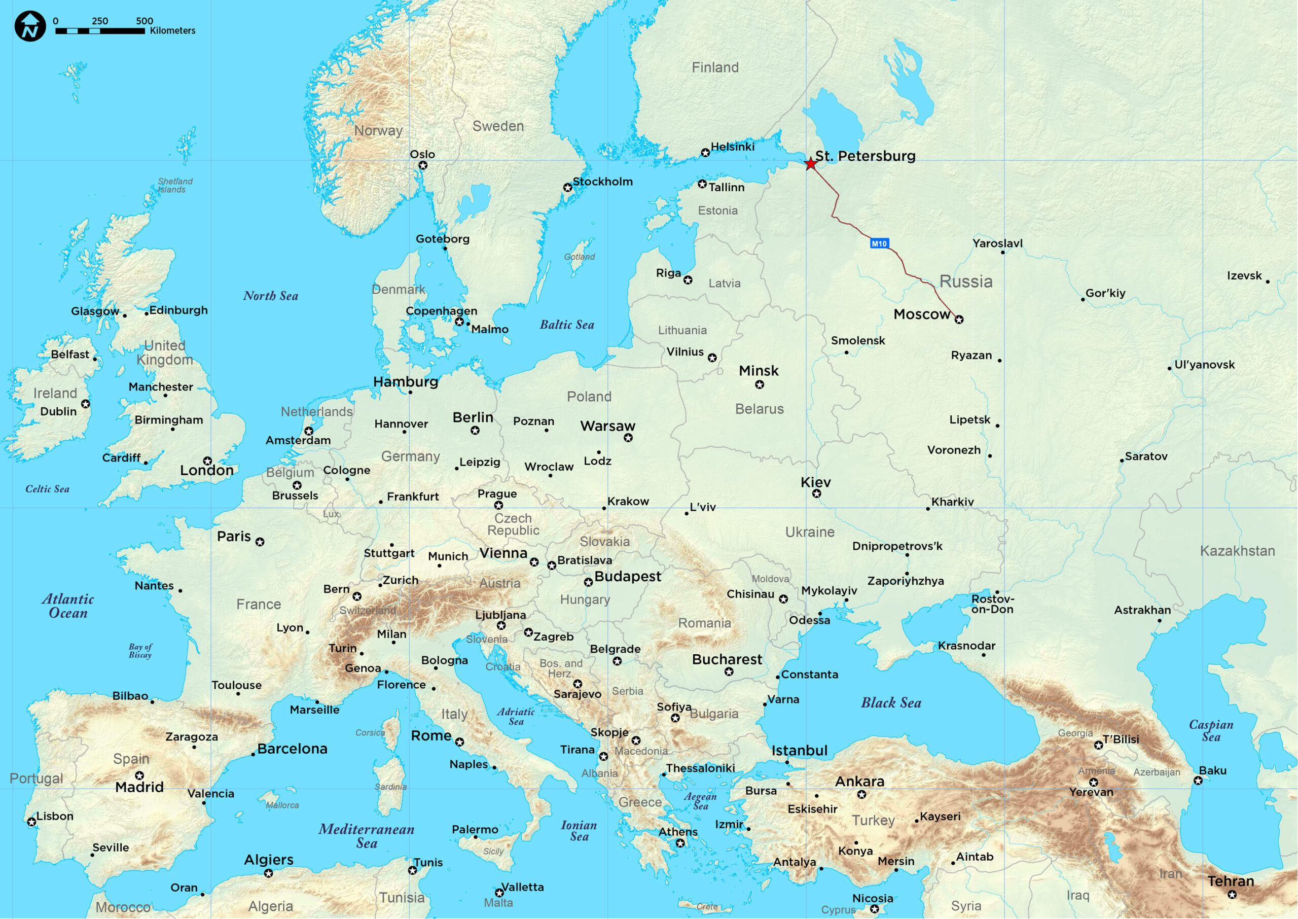 Custom Mapping & GIS Services in Europe & Russia - Red Paw Technologies