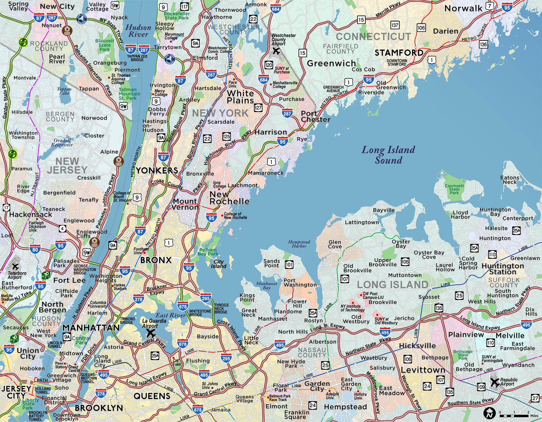 NYC TriState Area Custom Mapping & GIS Red Paw